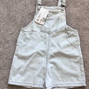 Zara kids denim overalls